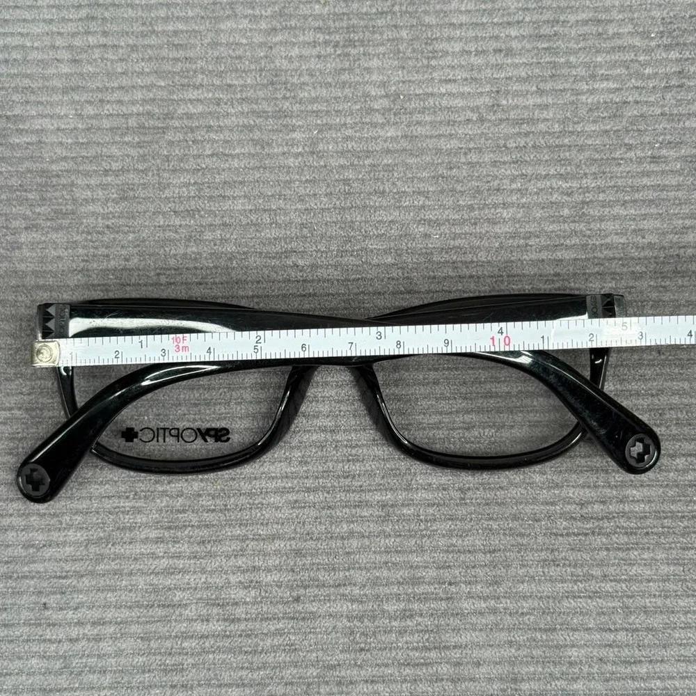 Spy Optic Molly Black Y2k Eyeglasses Frames 52-18-145 Rectangular G10